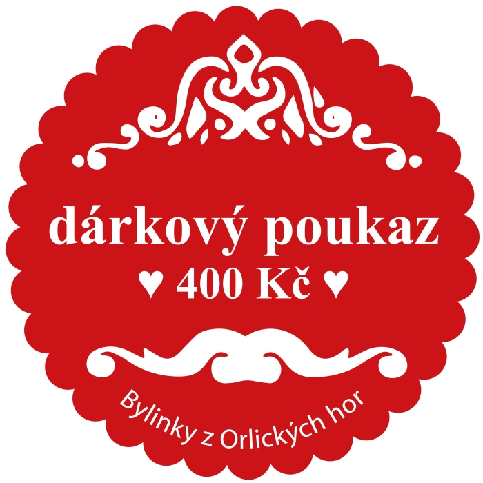 Dárkový poukaz  v hodnotě 400 Kč